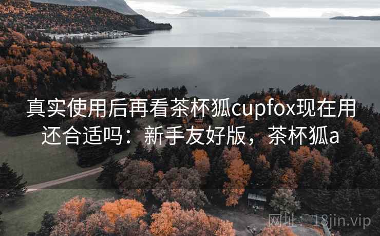 真实使用后再看茶杯狐cupfox现在用还合适吗：新手友好版，茶杯狐a