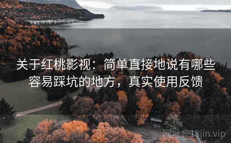 关于红桃影视:简单直接地说有哪些容易踩坑的地方,真实使用反馈 关于红桃影视:简单直接地说有哪些容易踩坑的地方,真实使用反馈